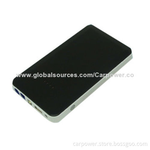 Mini car jump start, 12V vehicle, fashionable color/design, 7,500mAh, fit for mobile, MP3/MP4 player